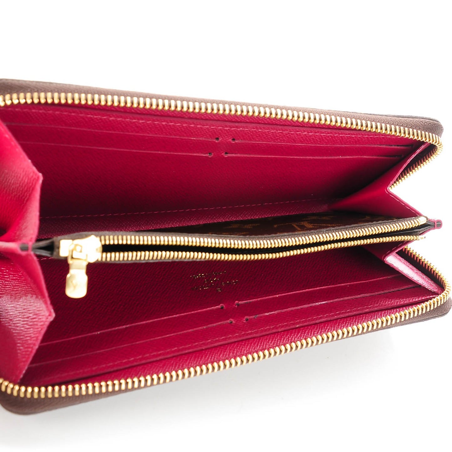 Monogram Clemence Wallet Fuchsia