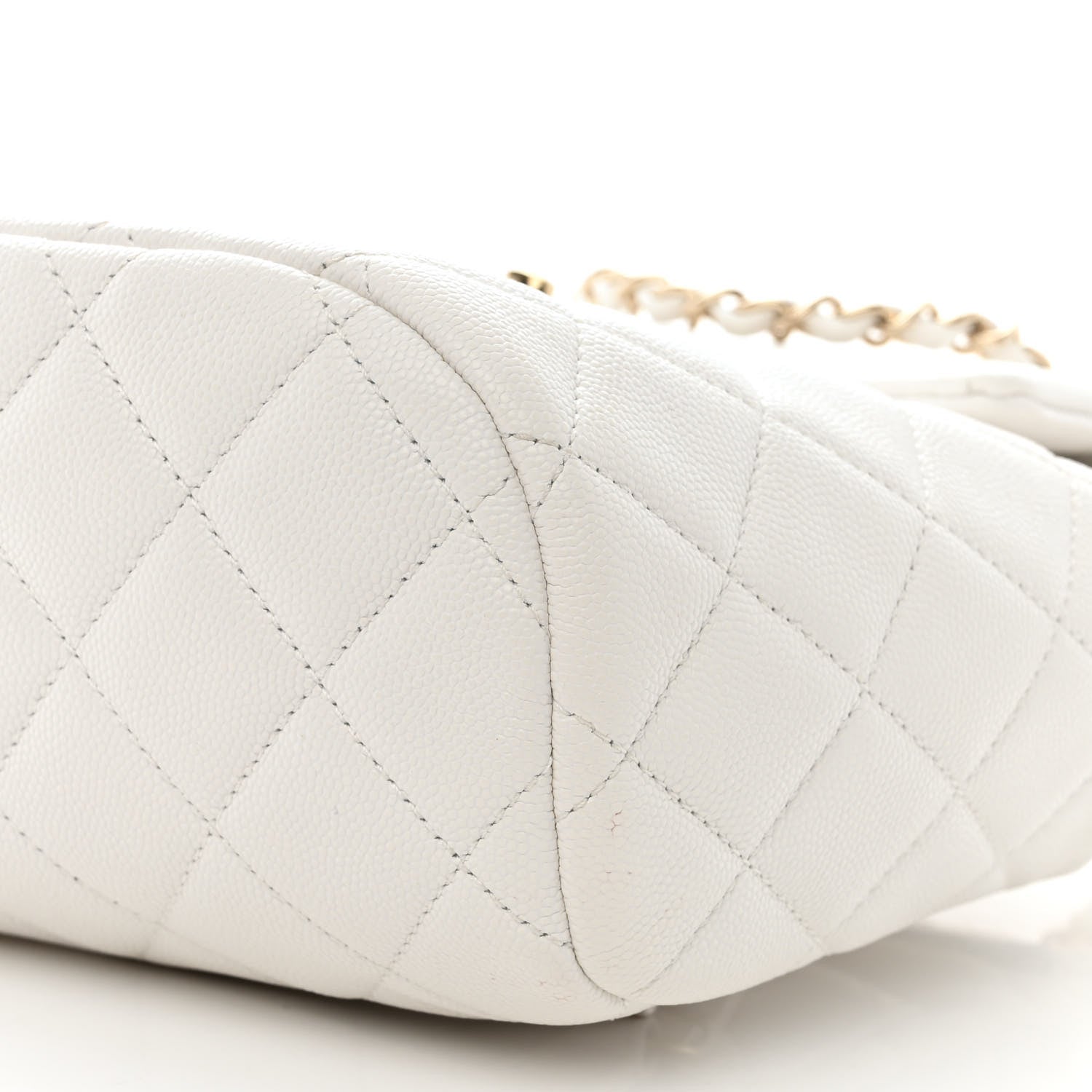 Chanel Caviar Quilted Urban Spirit Backpack White 10 of 11