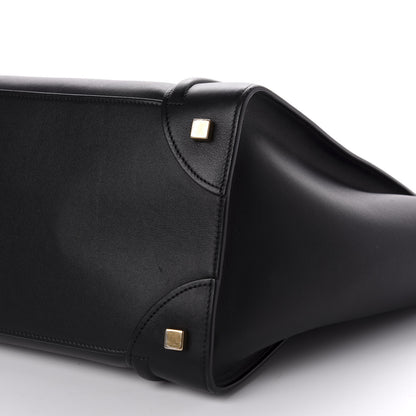 Celine Smooth Calfskin Mini Luggage Black 5 of 9