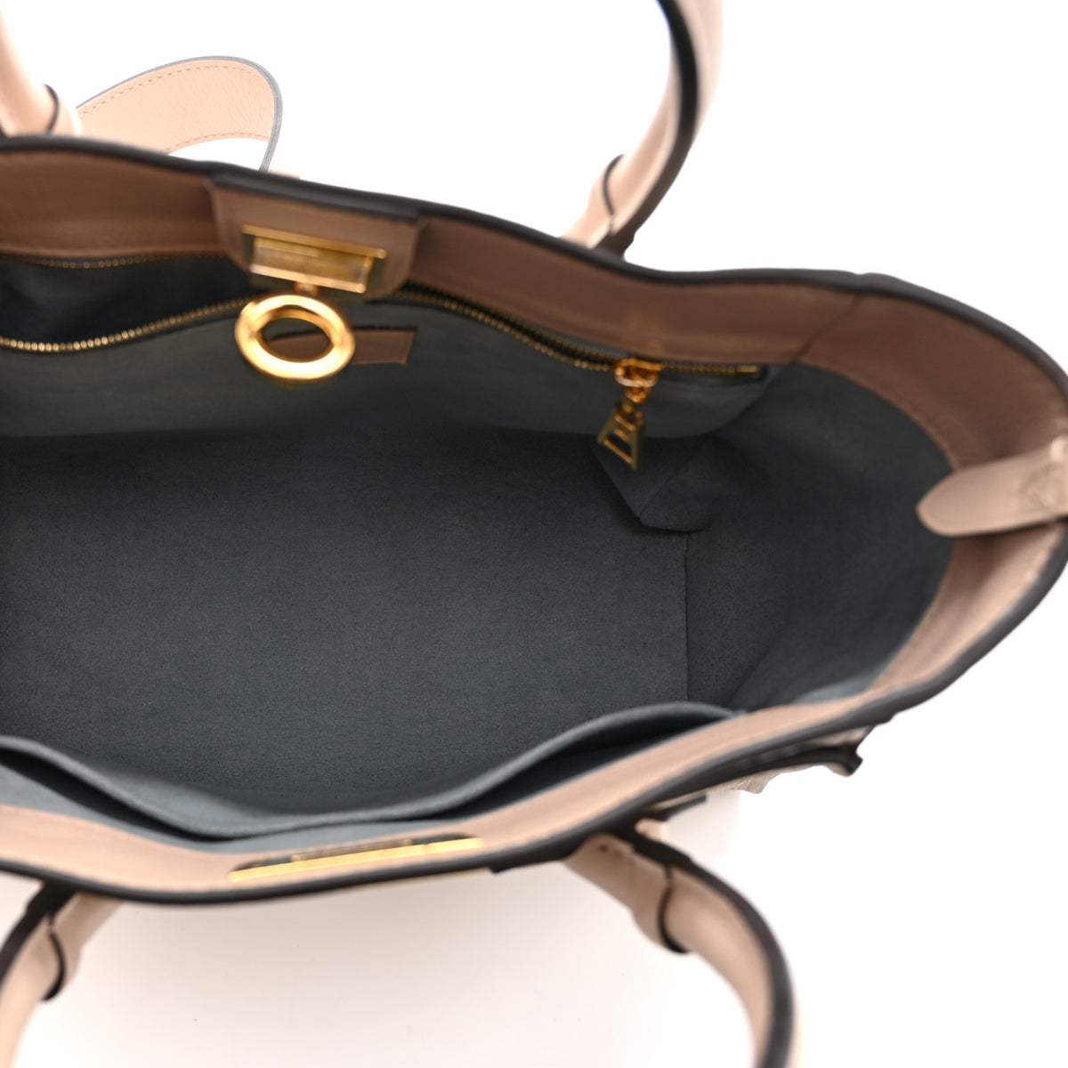 Calfskin Monogram On My Side PM Greige