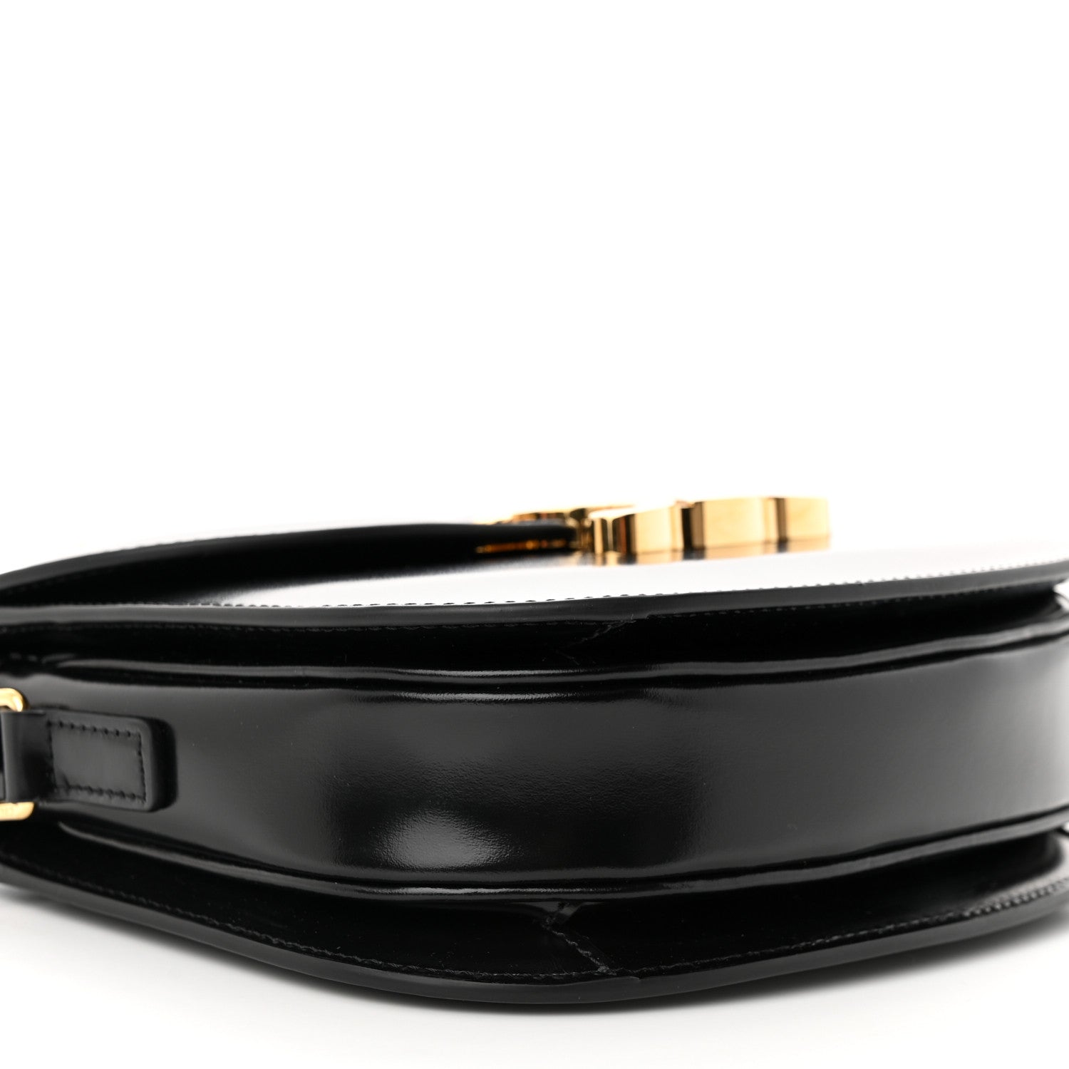 Celine Shiny Calfskin Teen Besace Black 8 of 9
