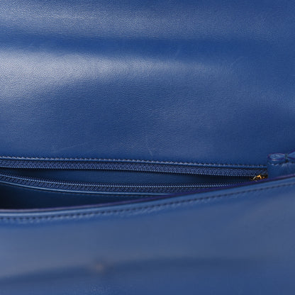 Chanel Lambskin Small Carry Chic Flap Blue 12 of 16