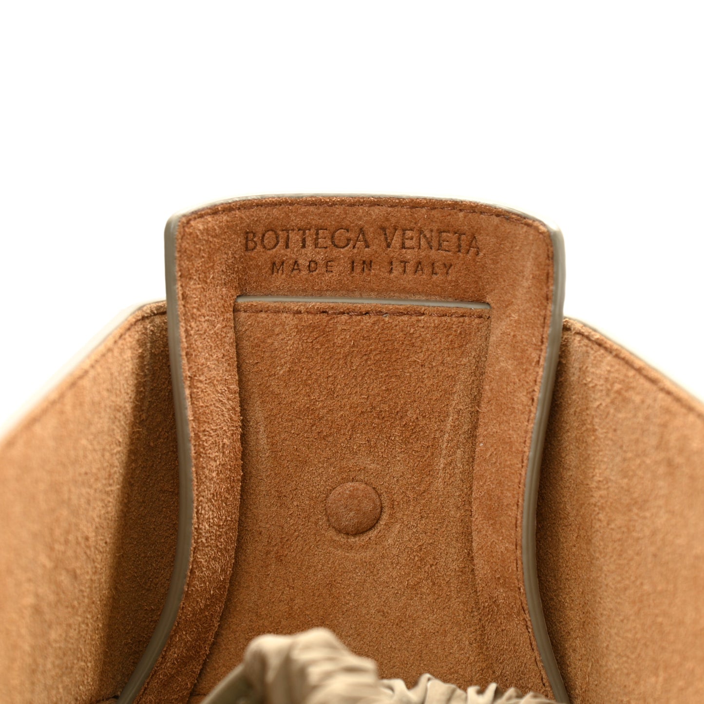 French Calfskin Large Shell Bag Taupe