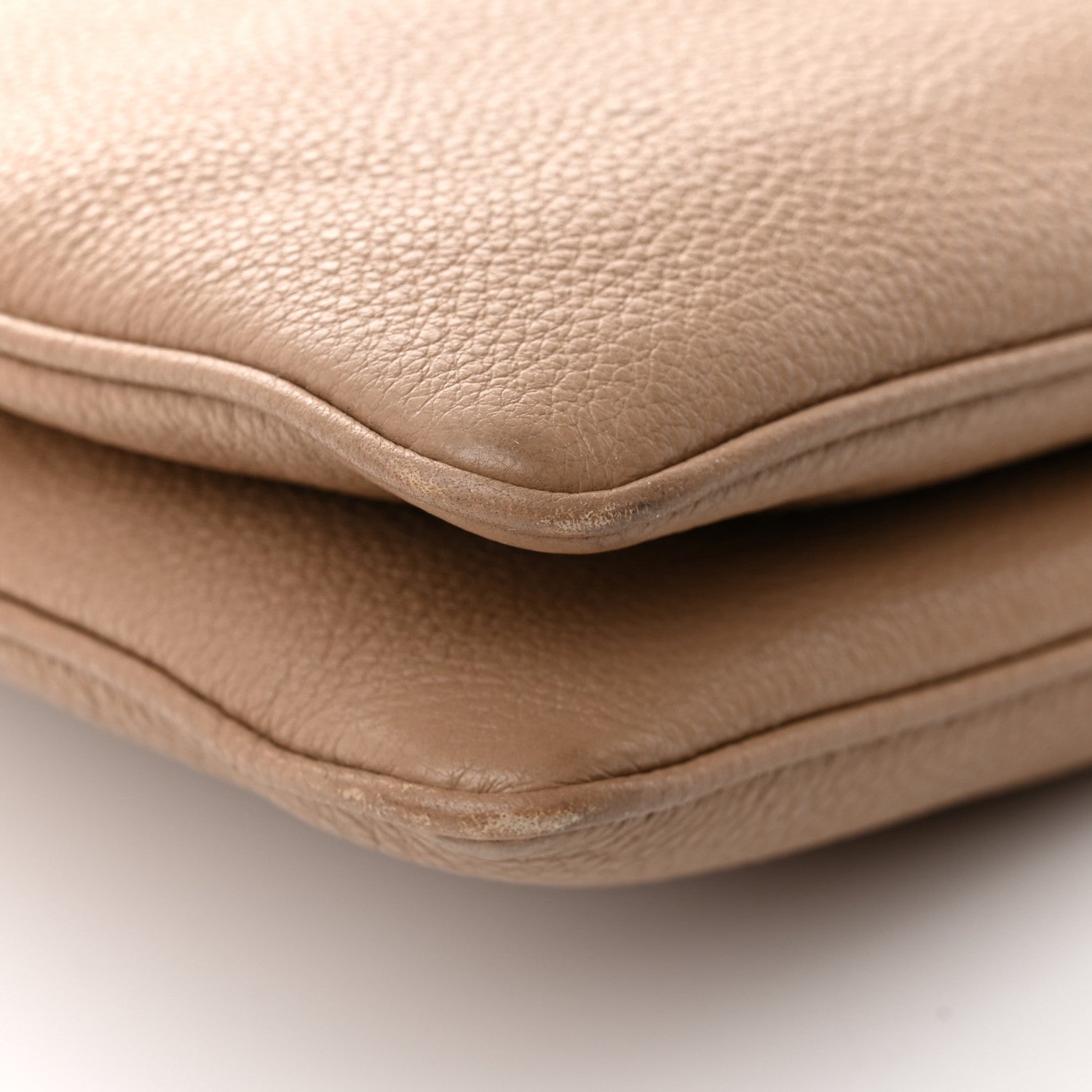 Prada Vitello Daino Double Zip Crossbody Bag Cammeo 12 of 19