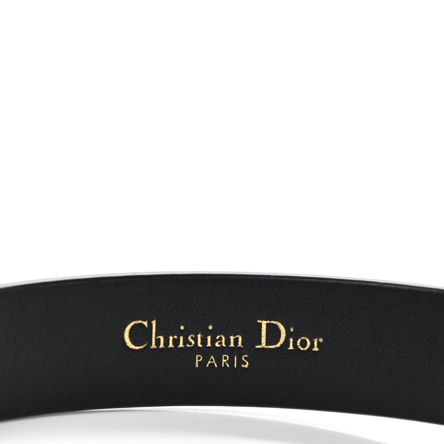 Calfskin CD Belt 70 Black