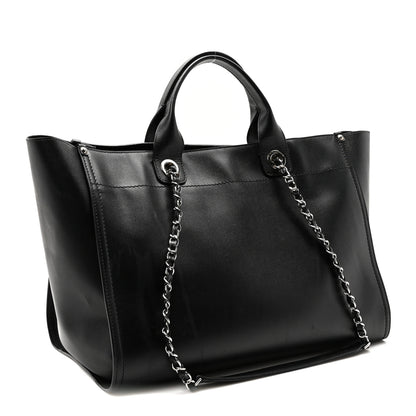 Chanel Caviar Medium Studded Deauville Tote Black 3 of 10