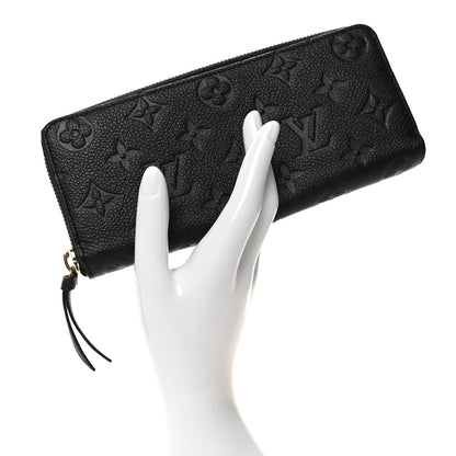 Louis Vuitton Empreinte Clemence Wallet Black 2 of 10