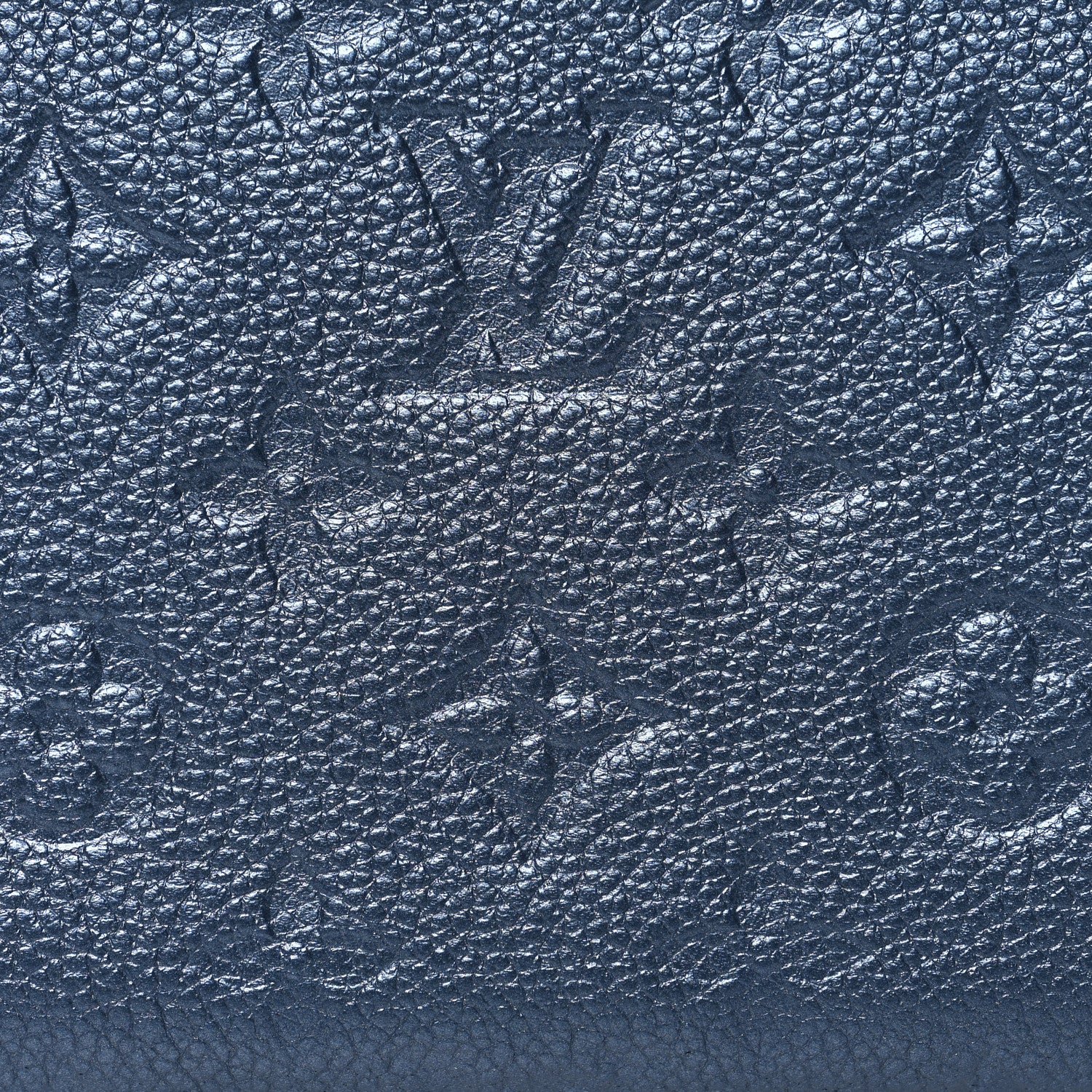 Louis Vuitton Metallic Empreinte Monogram Zippy Wallet Navy Nacre 7 of 7