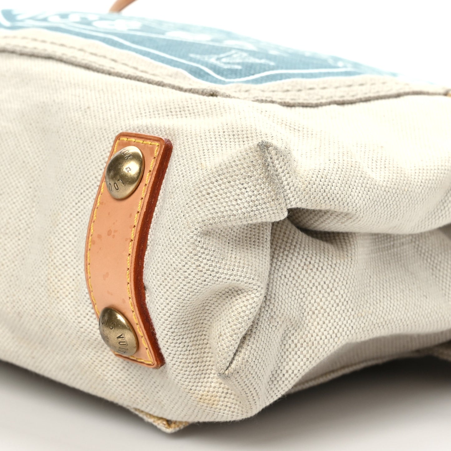 Toile Globe Shopper Cabas MM Blue