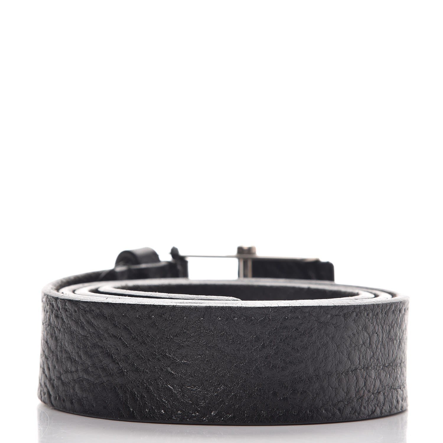 Gucci Mens Calfskin Belt 95 38 Black 3 of 5
