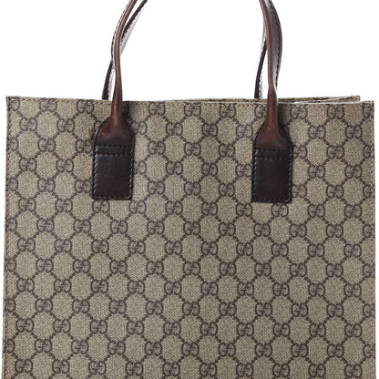 Gucci GG Plus Monogram Small Vertical Tote Dark Brown 6 of 8