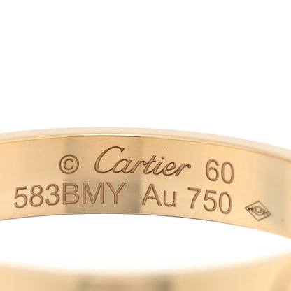 Cartier 18K Pink Gold 3.5mm LOVE Wedding Band Ring 60 9 4 of 4