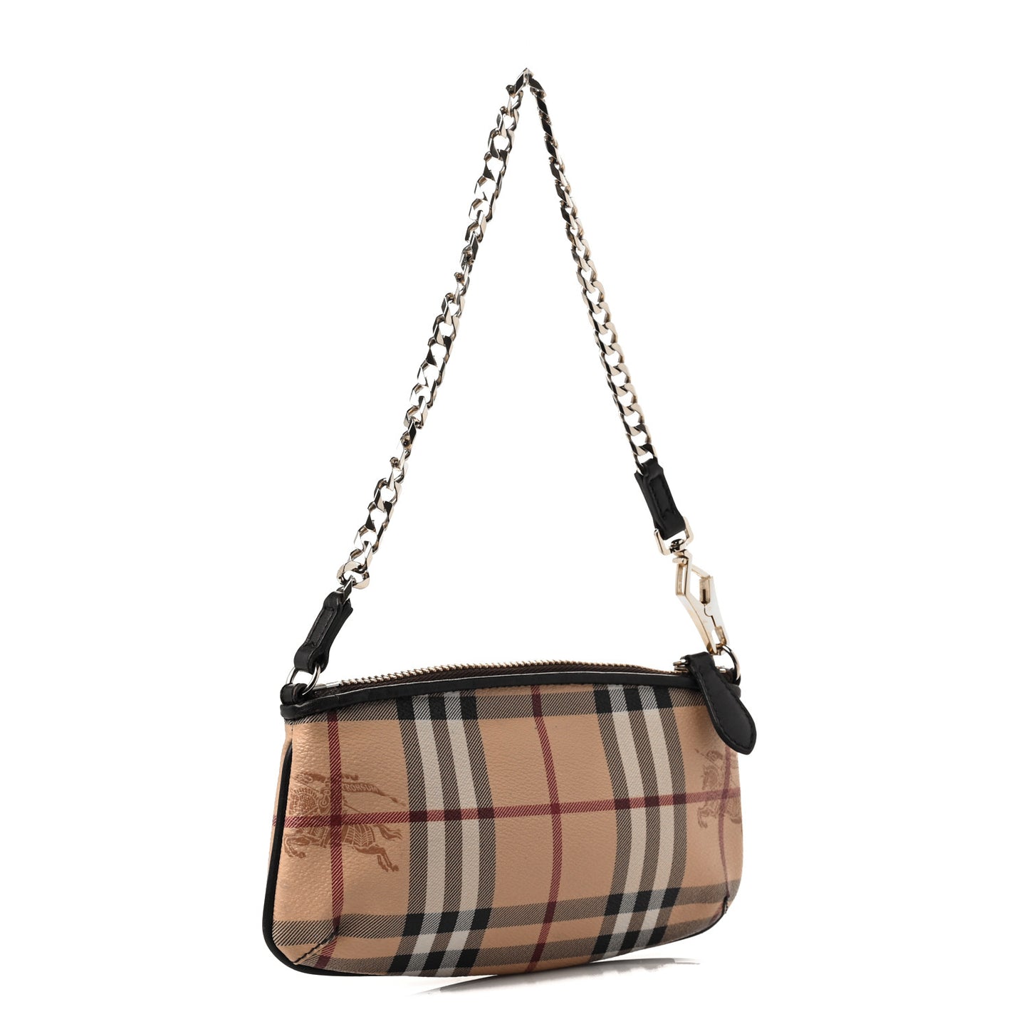 Haymarket Check Clara Pochette Chocolate
