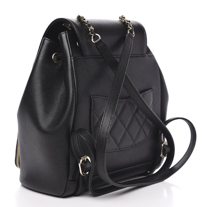 Chanel Caviar Quilted Business Affinity Backpack Black 2 of 8