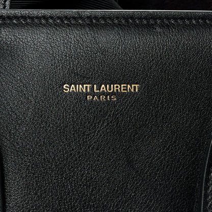Saint Laurent Grained Calfskin Small Sac De Jour Black 8 of 11