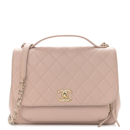 Chanel Caviar Quilted Large Business Affinity Flap Beige 1 of 18