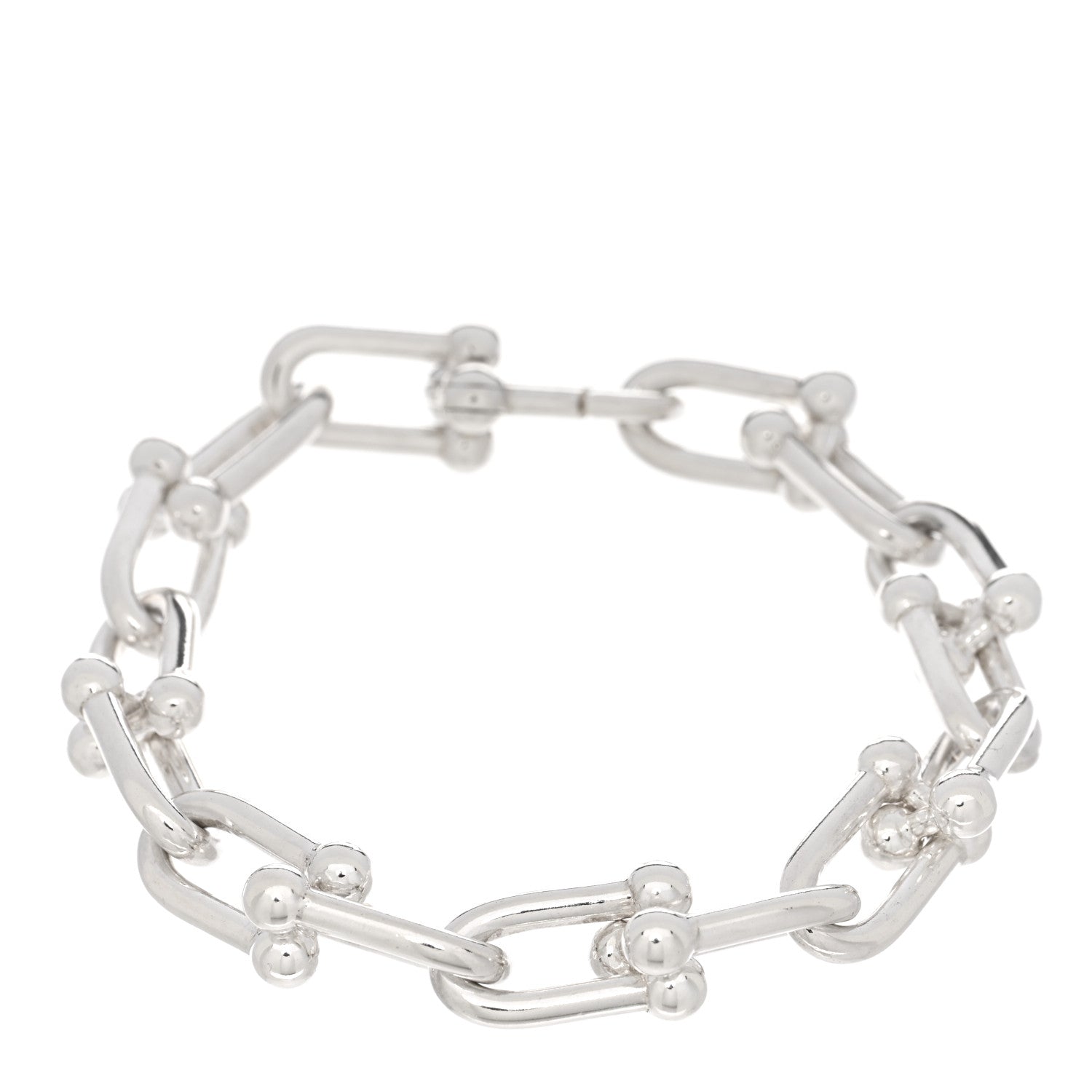 Tiffany Sterling Silver Large HardWear Link Bracelet 1 of 3