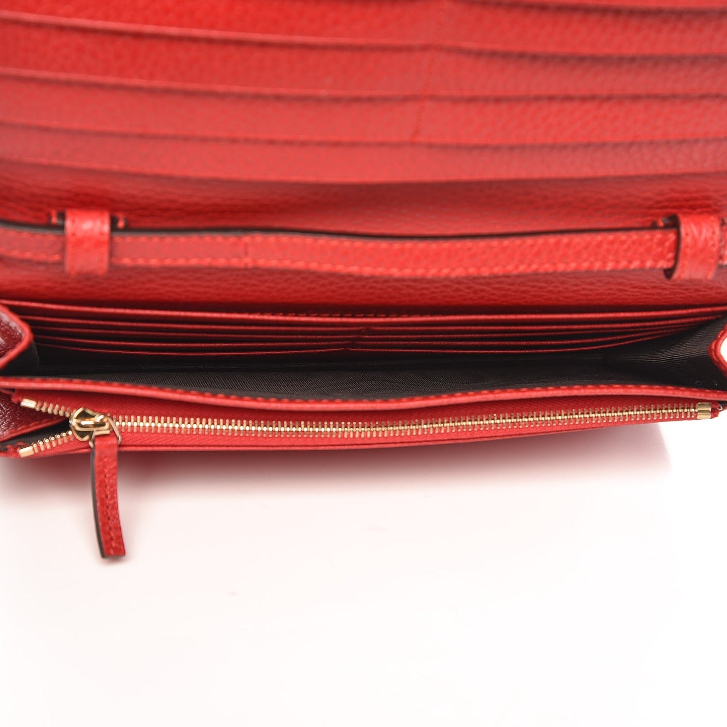 Dollar Calfskin Mini Swing Wallet Bag Oxidation