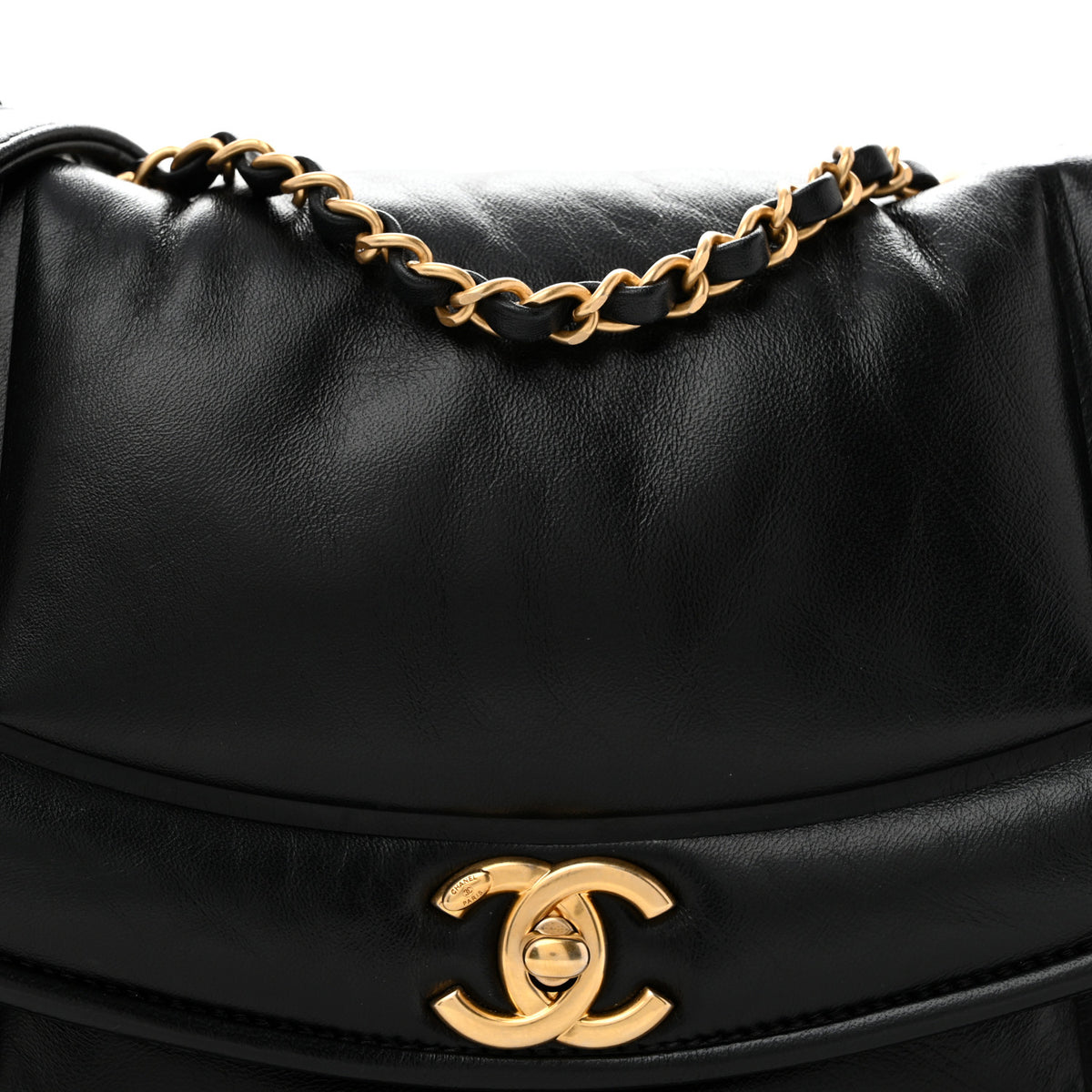 Chanel Lambskin Small Simply Flap Black 8 of 11