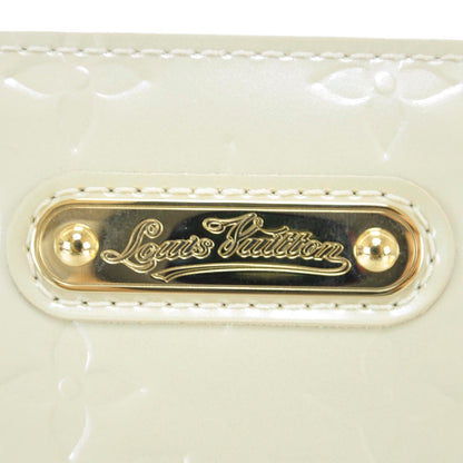 Louis Vuitton Vernis Wilshire MM Blanc Corail 8 of 9
