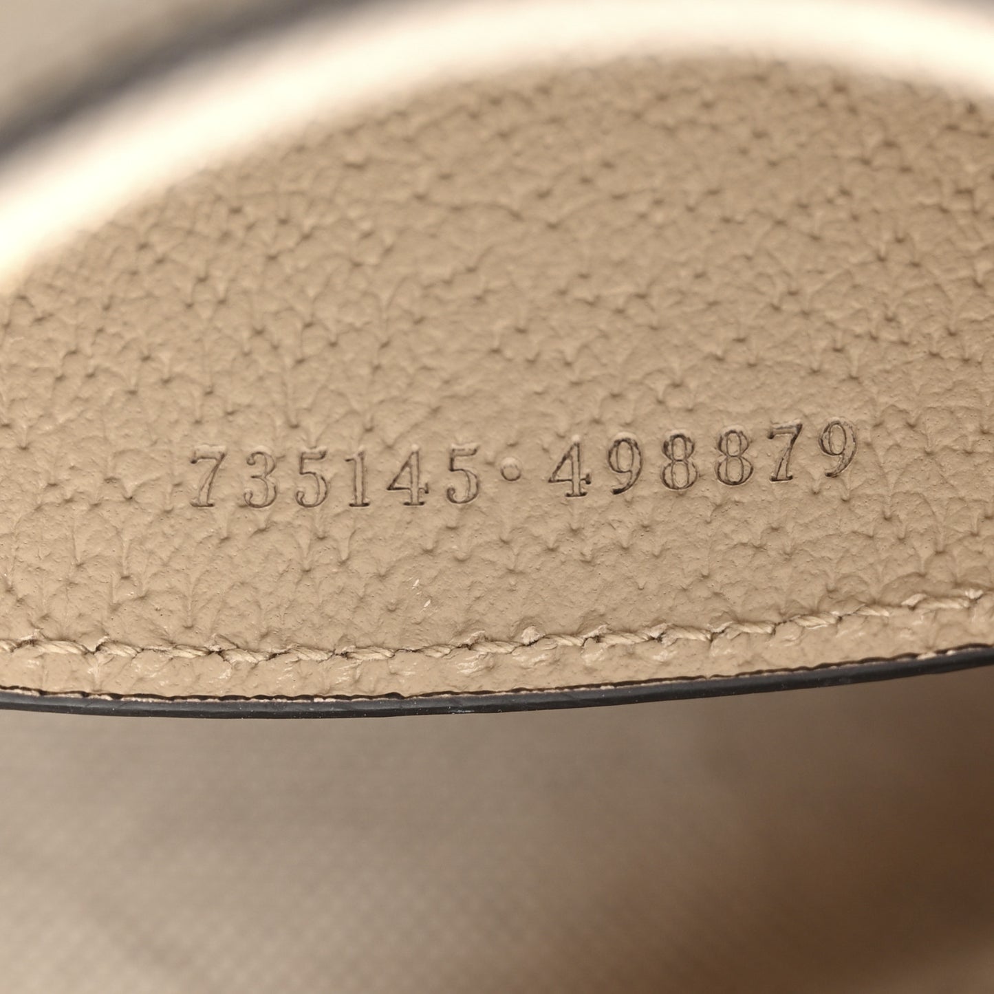 GG Supreme Monogram Textured Dollar Calfskin Small Ophidia Hobo Beige Mystic White Oatmeal