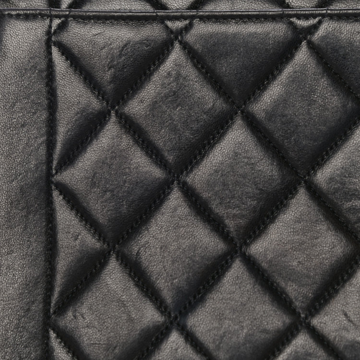 Chanel Lambskin Quilted Medium Single Flap Black 16 of 37