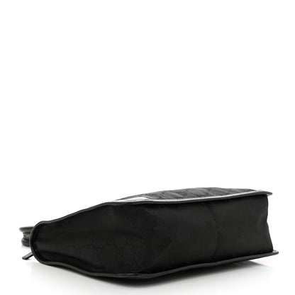 Gucci Nylon Monogram Tote Bag Black 4 of 11