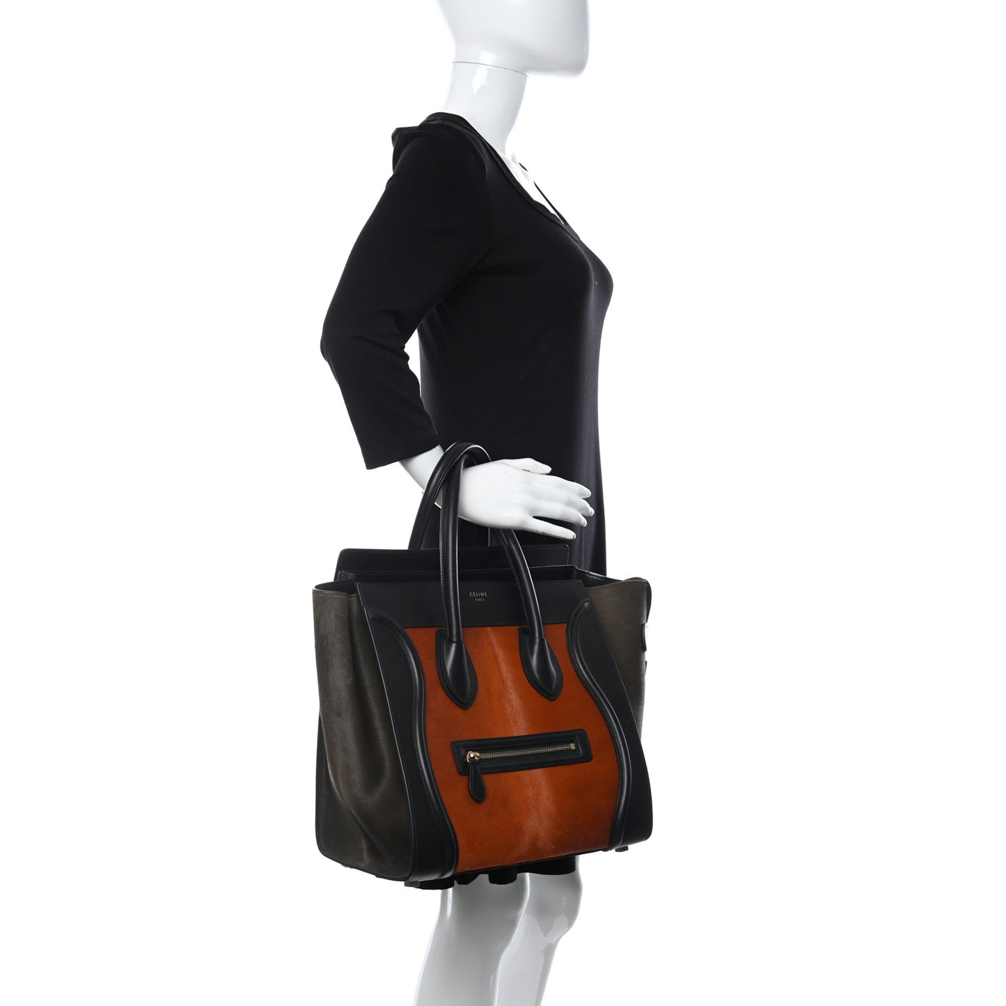 Pony Hair Mini Luggage Brick