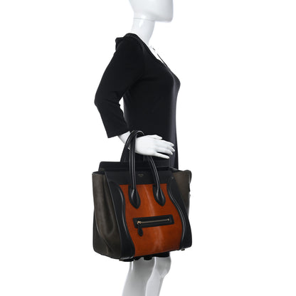 Celine Pony Hair Mini Luggage Brick 2 of 10