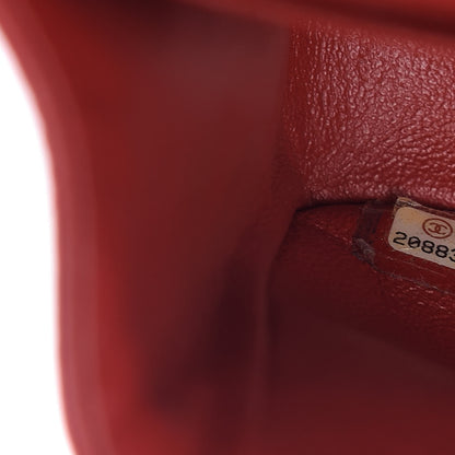 Chanel Lambskin Quilted Medium Double Flap Red 10 of 10