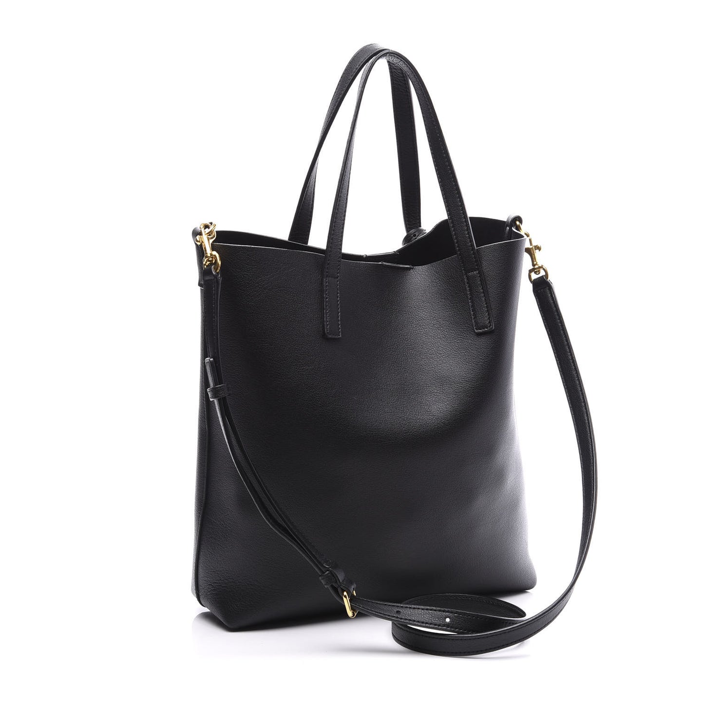 Calfskin Toy Shopping Tote Black