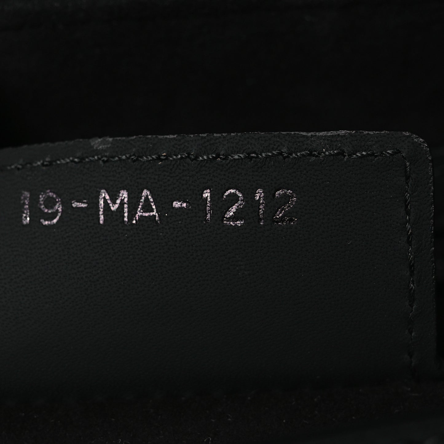 Ultra Matte Calfskin Saddle Bag Black