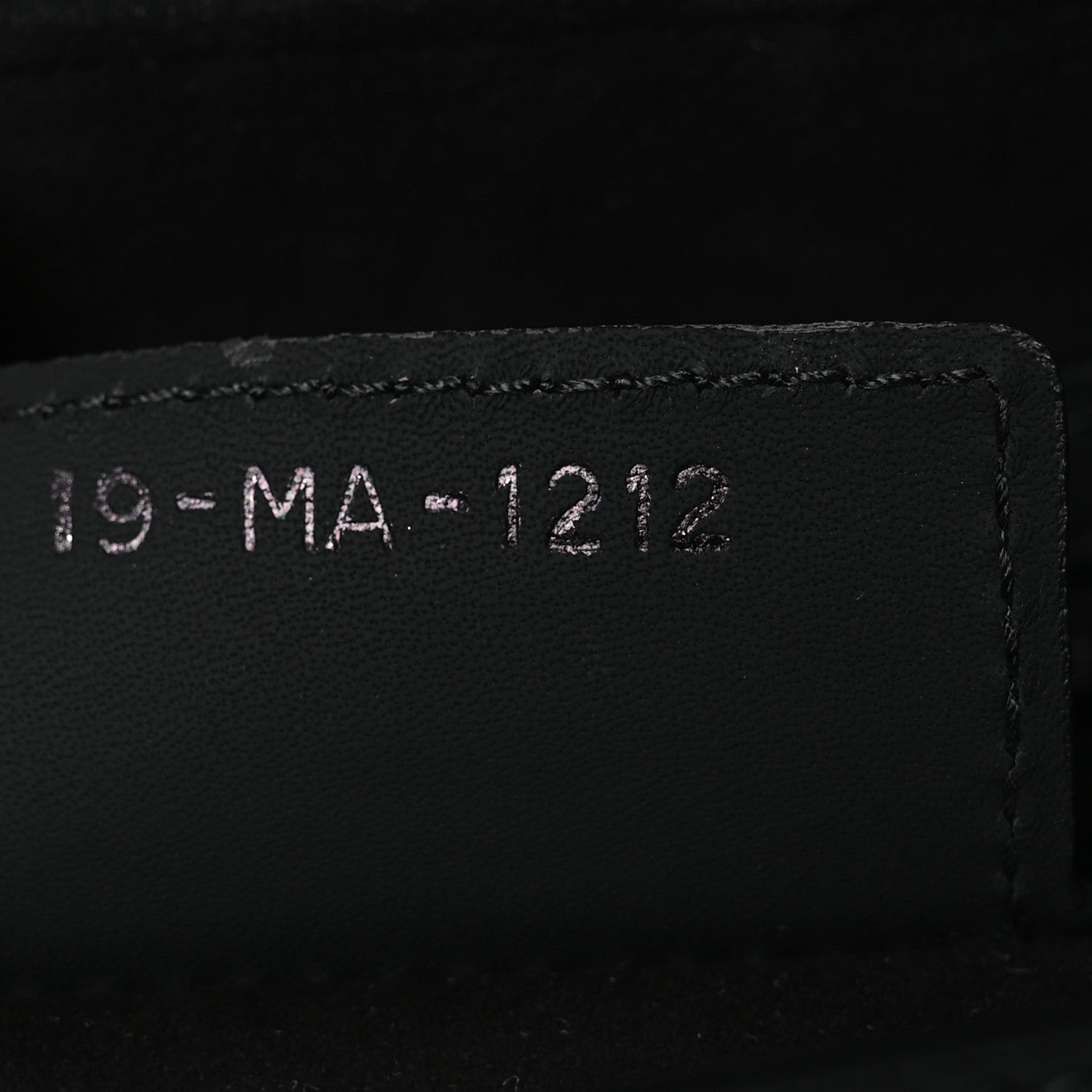 Christian Dior Ultra Matte Calfskin Saddle Bag Black 7 of 10