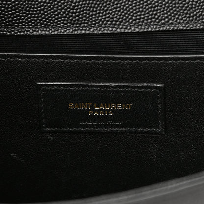 Saint Laurent Grain De Poudre Medium Classic Monogram Kate Tassel Satchel Black 6 of 14