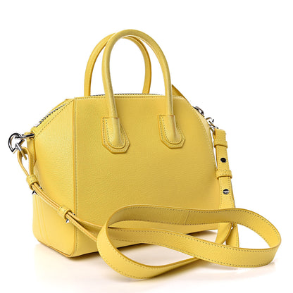 Givenchy Sugar Goatskin Mini Antigona Yellow 3 of 16