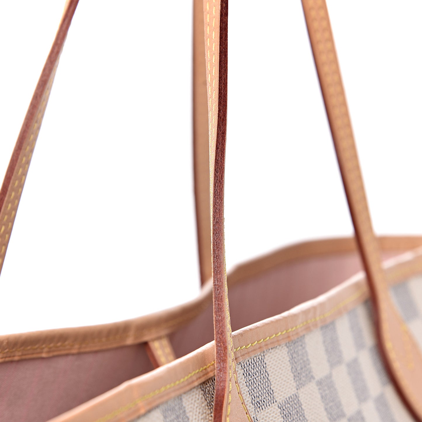 Damier Azur Neo Neverfull MM Rose Ballerine