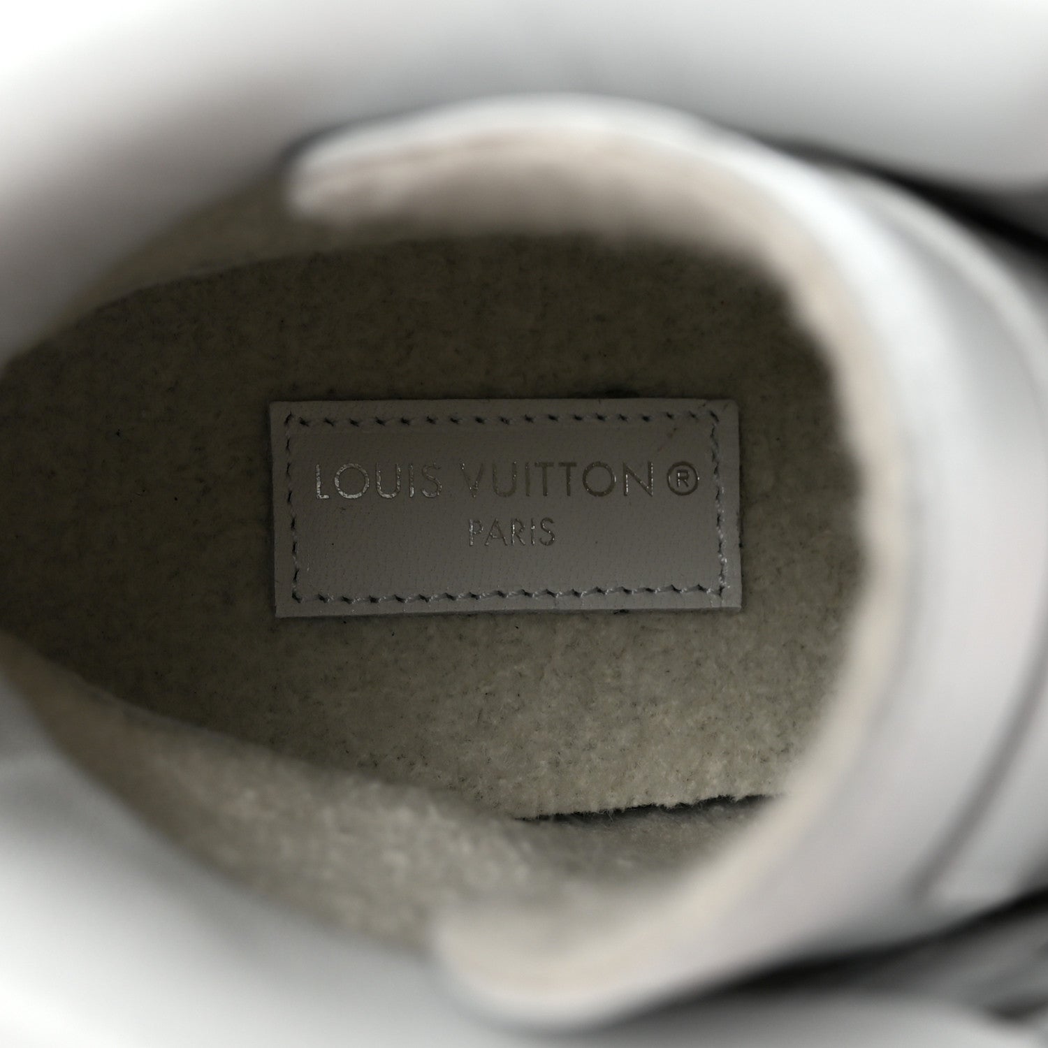 Louis Vuitton Calfskin Ruby Flat Ranger Boots 38 White 8 of 9