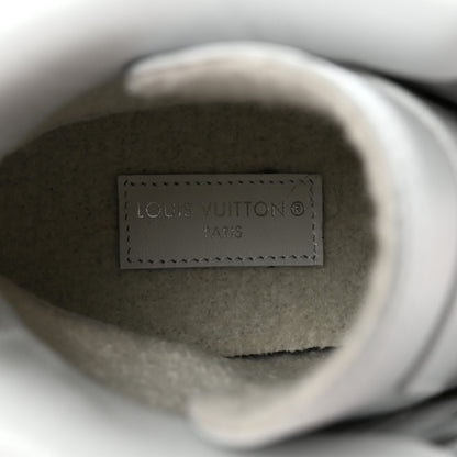 Louis Vuitton Calfskin Ruby Flat Ranger Boots 38 White 8 of 9