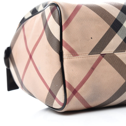 Burberry Nova Check Small Chester Bowling Bag Black 6 of 14