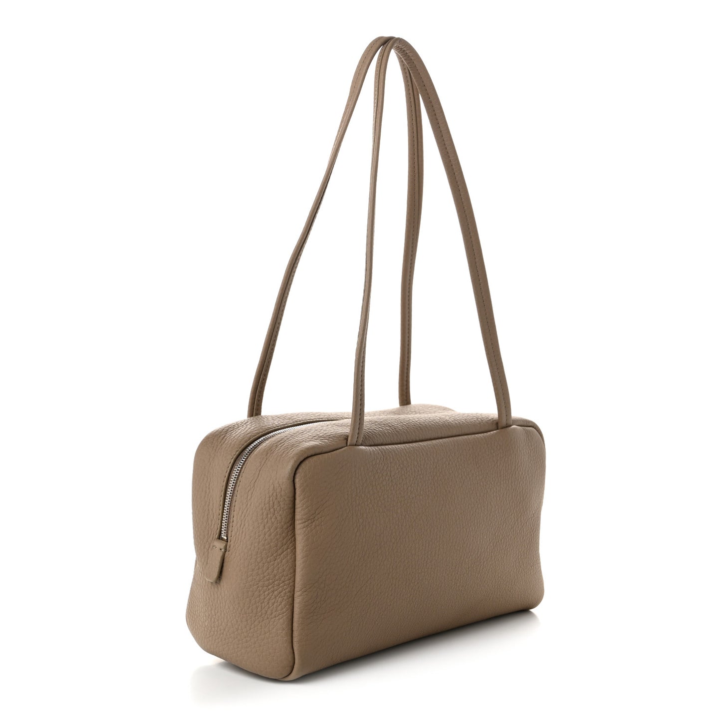 Grained Calfskin Astra Bag Dark Taupe