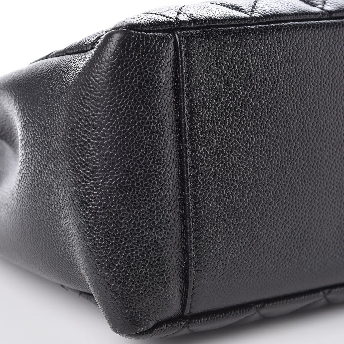 Caviar Quilted Grand Shopping Tote GST Black