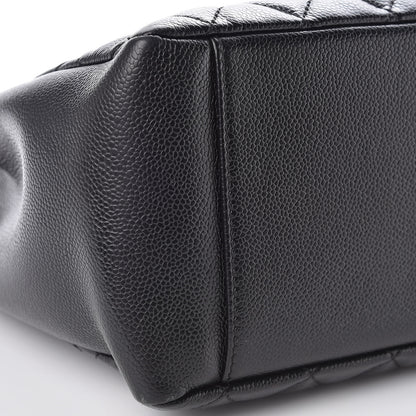 Chanel Caviar Quilted Grand Shopping Tote GST Black 8 of 9