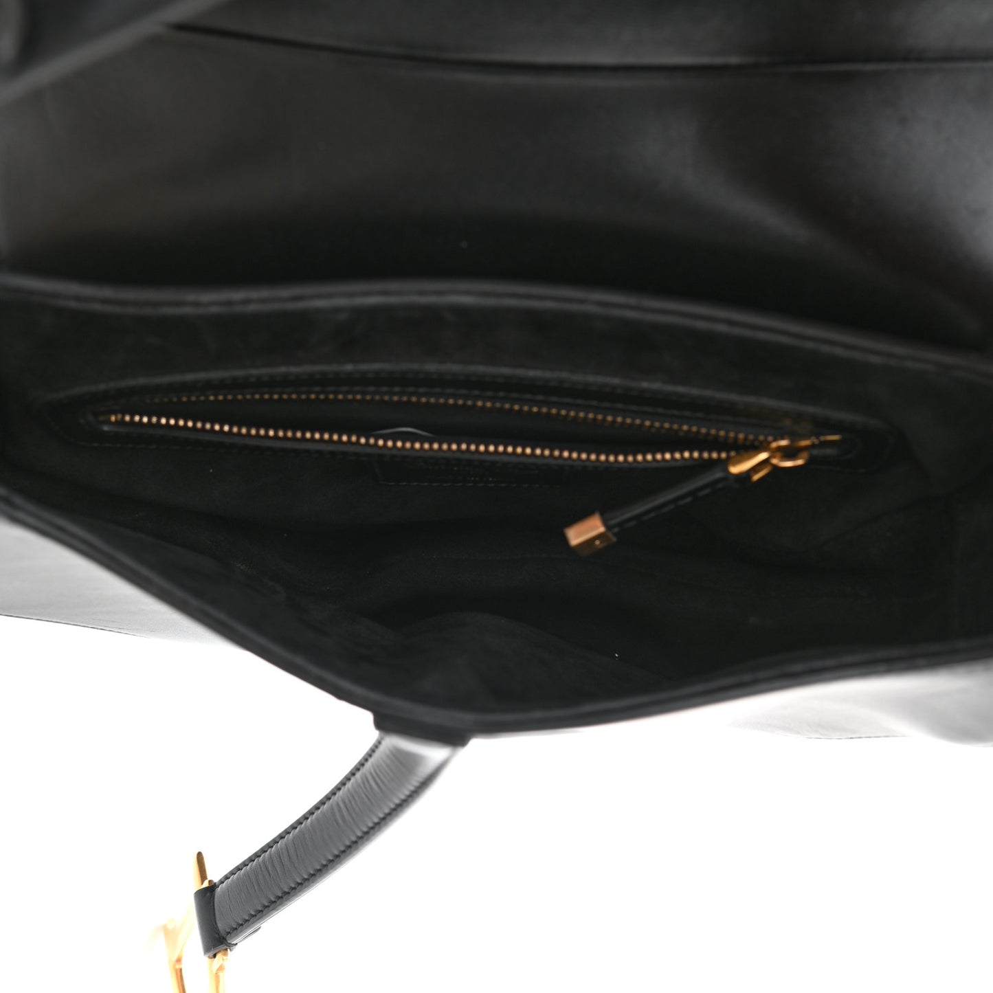 Calfskin Saddle Bag Black
