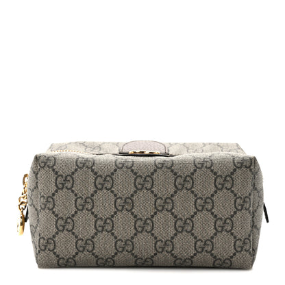 Gucci Soft GG Supreme Monogram Calfskin Medium Ophidia Cosmetic Case Beige Ebony New Acero 1 of 11