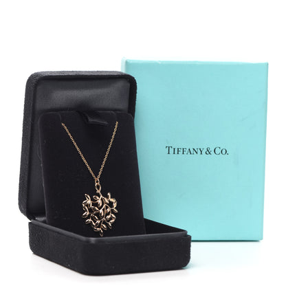 Tiffany 18K Yellow Gold Small Paloma Picasso Olive Leaf Pendant Necklace 6 of 6