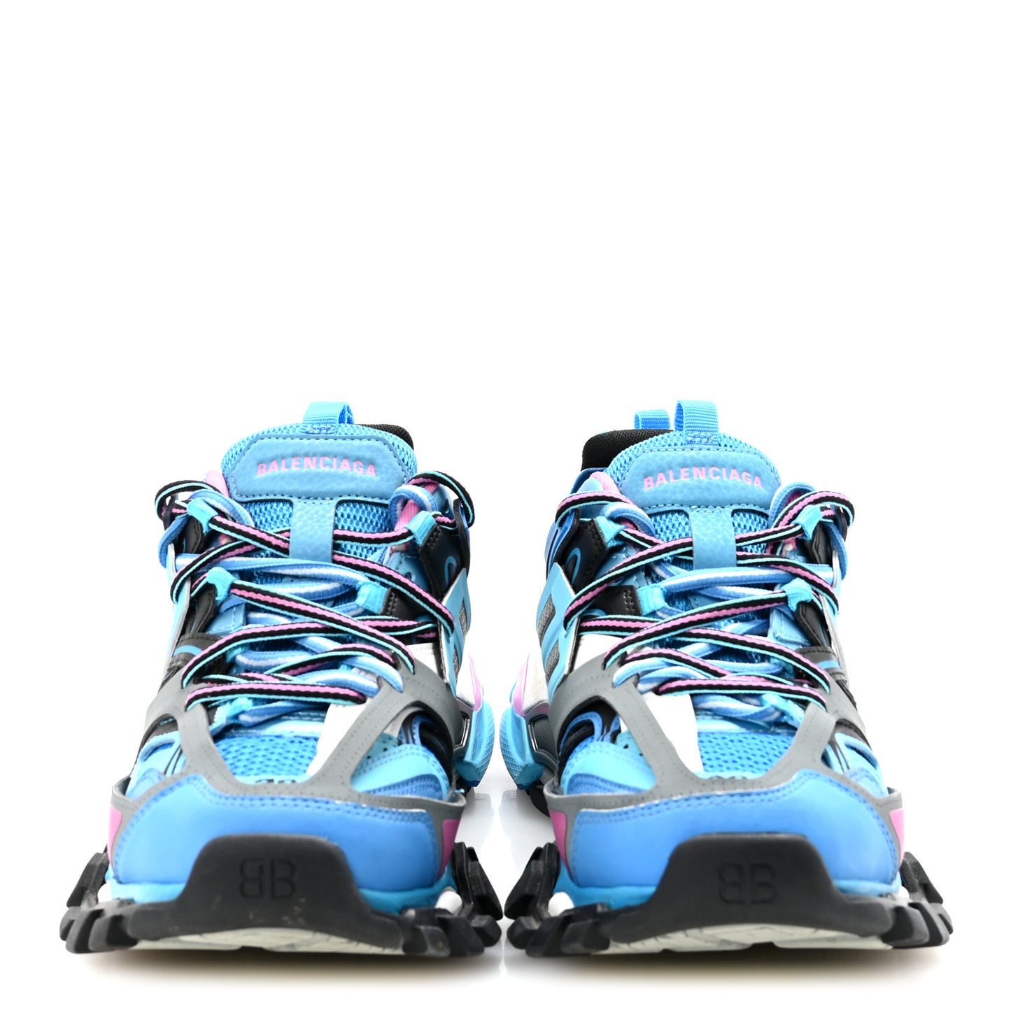 Mesh Nylon Womens Track Sneakers 39 Blue Black