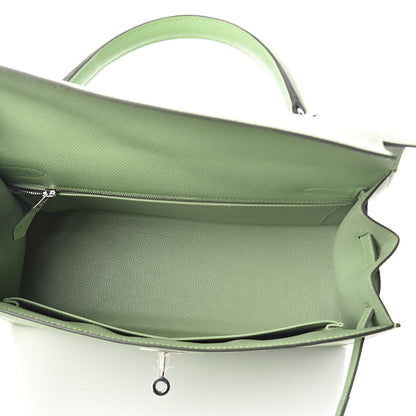 Hermes Epsom Kelly Sellier 32 Vert Criquet 6 of 40