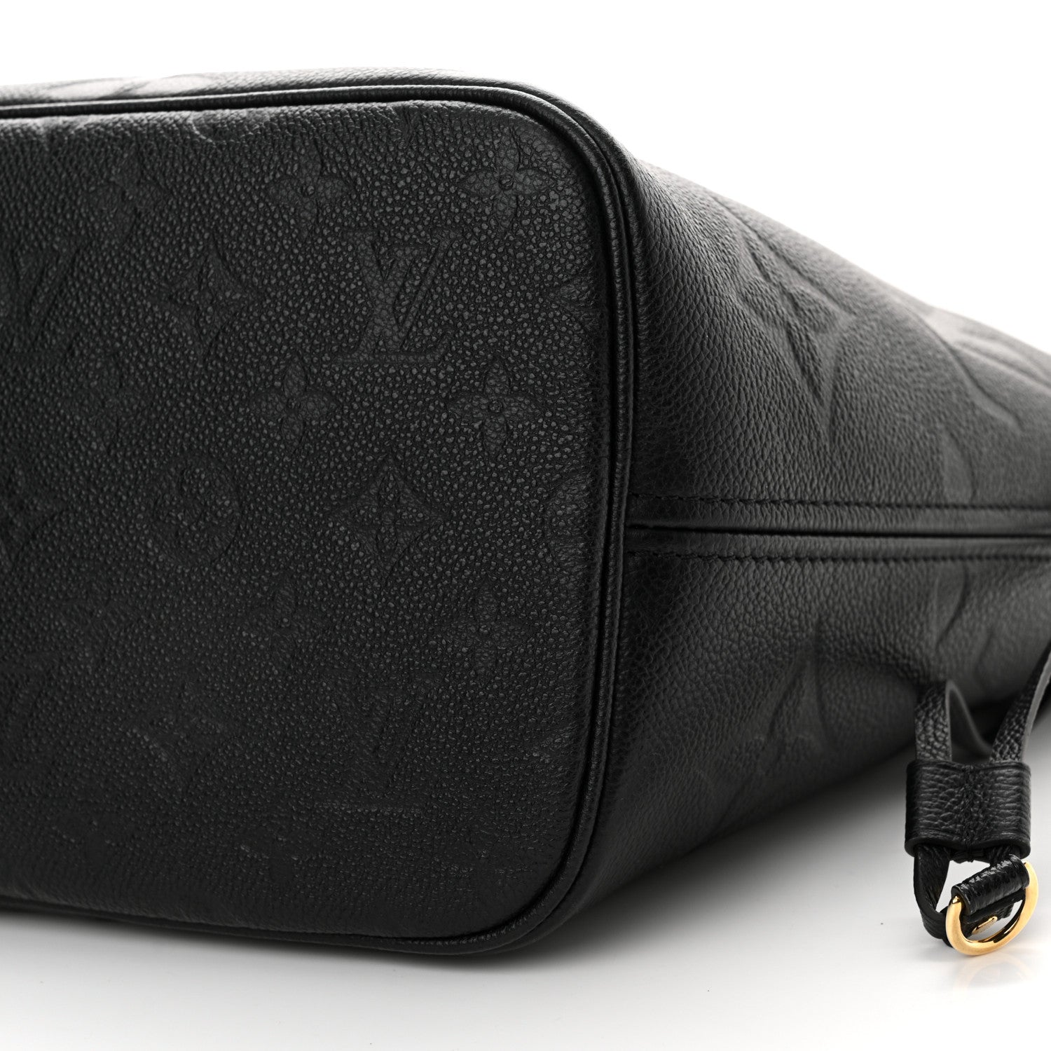 Louis Vuitton Empreinte Monogram Giant Neverfull MM Black 9 of 12