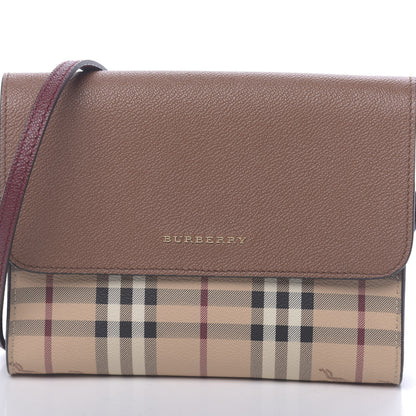 Burberry Haymarket Check Small Loxley Crossbody Bright Toffee 11 of 11