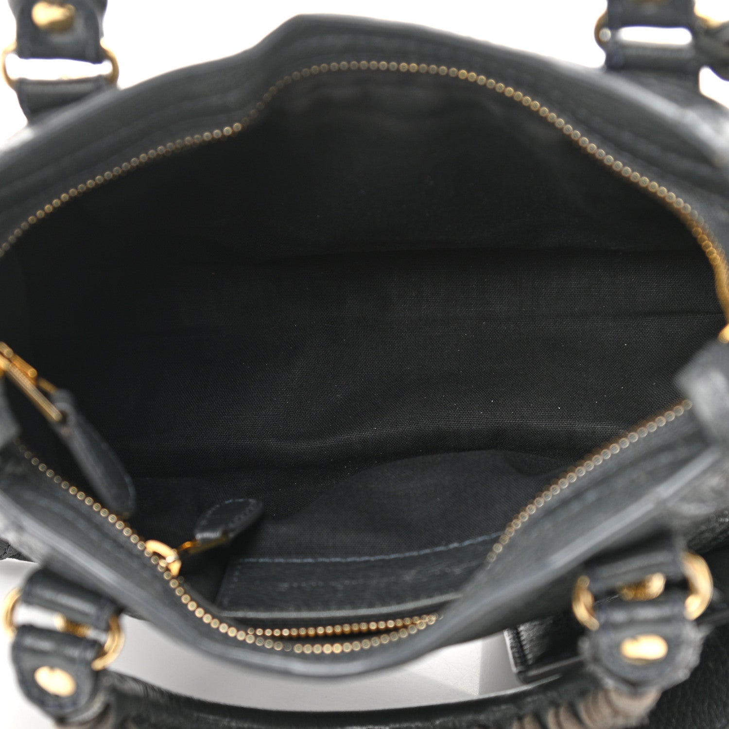 Balenciaga Agneau Giant 12 Gold Hardware Mini City Anthracite 6 of 15